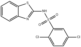N-(1,3-benzothiazol-2-yl)-2,5-dichlorobenzenesulfonamide Structure