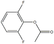 2,6-Difluorophenyl acetate Structure