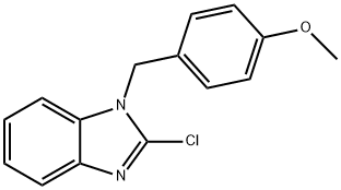 1-(4-methoxybenzyl)-2-chloro-1H-benzo[d]imidazole Structure