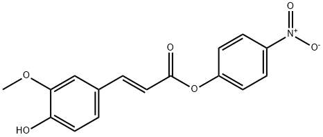 4-Nitrophenyl trans-ferulate Structure