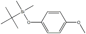 Silane, (1,1-dimethylethyl)(4-methoxyphenoxy)dimethyl- Structure
