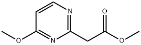 4-methoxy-2-Pyrimidineacetic acid methyl ester Structure