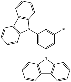 9,9'-(5-bromo-1,3-phenylene)bis(9H-carbazole) Structure
