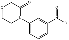 4-(3-nitrophenyl)-3-Morpholinone Structure
