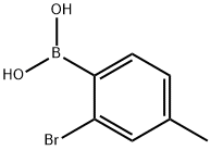 2-Bromo-4-methylphenylboronic acid Structure