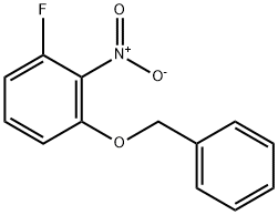 1-Benzyloxy-3-fluoro-2-nitro-benzene Structure