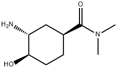 (1S,3R,4R)-3-amino-4-hydroxy-N,N-dimethylcyclohexanecarboxamide Structure