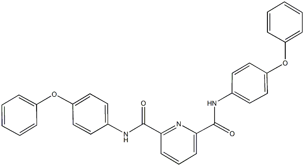 N~2~,N~6~-bis(4-phenoxyphenyl)-2,6-pyridinedicarboxamide Structure