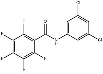 N-(3,5-dichlorophenyl)-2,3,4,5,6-pentafluorobenzamide Structure