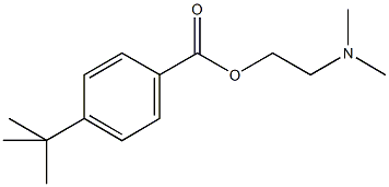 2-(dimethylamino)ethyl 4-tert-butylbenzoate Structure