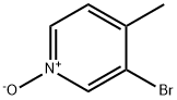3-bromo-4-methylpyridine-N-oxide Structure