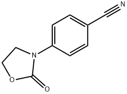 4-(2-oxo-1,3-oxazolidin-3-yl)benzonitrile Structure