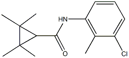 N-(3-chloro-2-methylphenyl)-2,2,3,3-tetramethylcyclopropanecarboxamide Structure