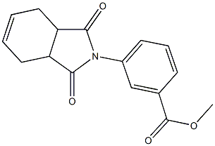 methyl 3-(1,3-dioxo-1,3,3a,4,7,7a-hexahydro-2H-isoindol-2-yl)benzoate Structure