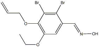 4-(allyloxy)-2,3-dibromo-5-ethoxybenzaldehyde oxime Structure