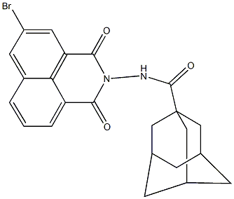 N-(5-bromo-1,3-dioxo-1H-benzo[de]isoquinolin-2(3H)-yl)-1-adamantanecarboxamide Structure