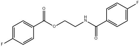 2-[(4-fluorobenzoyl)amino]ethyl 4-fluorobenzoate Structure