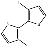3,3'-diiodo-2,2'-bithiophene Structure