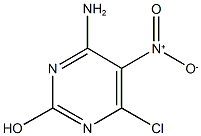 4-amino-6-chloro-5-(nitro)pyrimidin-2-ol Structure