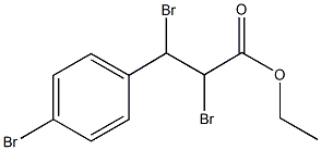 ethyl 2,3-dibromo-3-(4-bromophenyl)propanoate Structure
