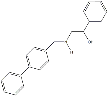 2-[([1,1'-biphenyl]-4-ylmethyl)amino]-1-phenylethanol Structure
