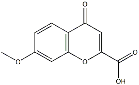 7-methoxy-4-oxo-4H-chromene-2-carboxylic acid Structure