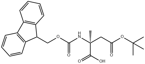 FMoc-α-Me-Asp(OtBu)-OH Structure