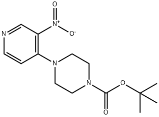 tert-butyl 4-(3-nitropyridin-4-yl)piperazine-1-carboxylate Structure
