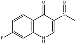 7-fluoro-3-methanesulfinyl-1,4-dihydroquinolin-4-one Structure
