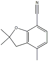 2,2,4-trimethyl-2,3-dihydro-1-benzofuran-7-carbonitrile Structure