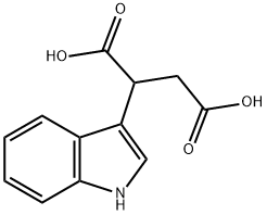 2-(1H-indol-3-yl)butanedioic acid Structure