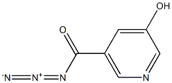 5-hydroxynicotinoyl azide Structure
