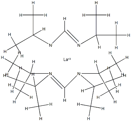 Tris(N,N'-di-i-propylformamidinato)lanthanum(III), (99.999+%-La) PURATREM La-FMD Structure