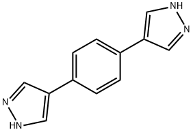 1,4-Di(1H-pyrazol-4-yl)benzene Structure