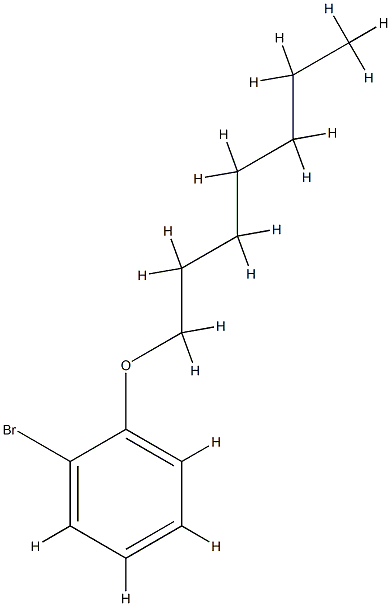 1-bromo-2-heptoxybenzene Structure
