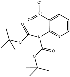 IMidodicarbonic acid, 2-(3-nitro-2-pyridinyl)-, 1,3-bis(1,1-diMethylethyl) ester Structure