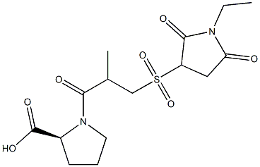 captopril N-ethylmaleimide sulfone Structure