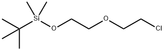tert-butyl(2-(2-chloroethoxy)ethoxy)dimethylsilane Structure