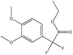 Ethyl (3,4-Dimethoxyphenyl)-difluoroacetate Structure