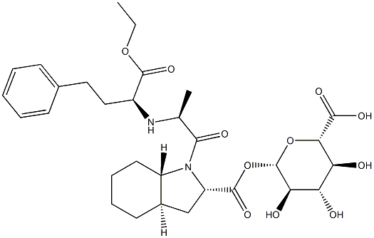 Trandolapril Acyl--D-glucuronide, 85% Structure