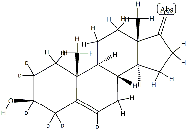 Dehydroepiandrosterone-[D6] Structure