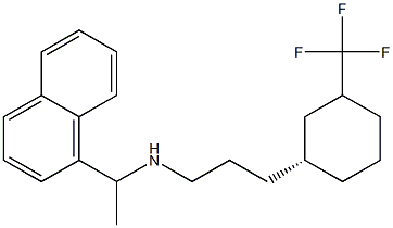 Hexahydrophenyl Cinacalcet Hydrochloride Structure