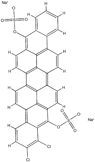 Vat Violet 1, Solubilised Structure