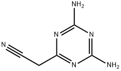 1,3,5-Triazine-2-acetonitrile,4,6-diamino-(9CI) Structure