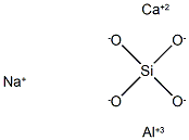 Calcium sodium aluminosilicate Structure