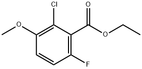 ethyl 2-chloro-6-fluoro-3-methoxybenzoate Structure