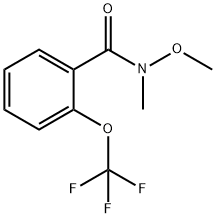 N-methoxy-N-methyl-2-(trifluoromethoxy)benzamide Structure