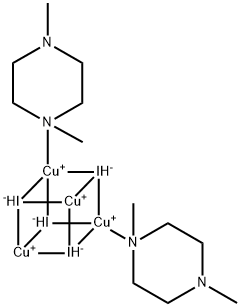 Bis(N,N'-diMethylpiperazine)tetra[copper(I) iodide], 98% MOF Structure
