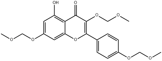 KaeMpferol Tri-O-MethoxyMethyl Ether Structure