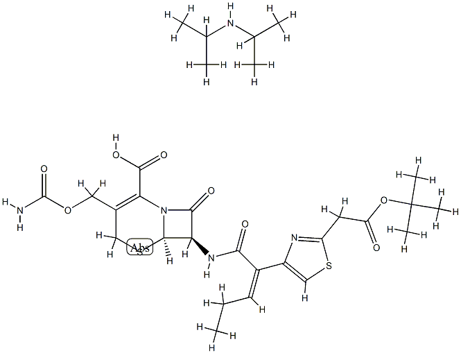 Precursor of cefcapene diisopropylanmine salt Structure